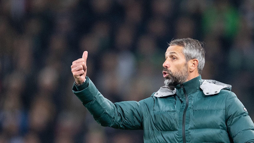 Marco Rose hat die Hinrunde mit Borussia Mönchengladbach auf Platz zwei der Bundesliga-Tabelle beendet.