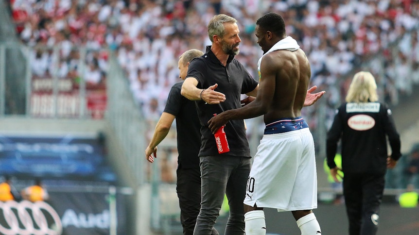Marcus Thuram gefällt der Kleidungs-Stil seines Trainers Marco Rose.