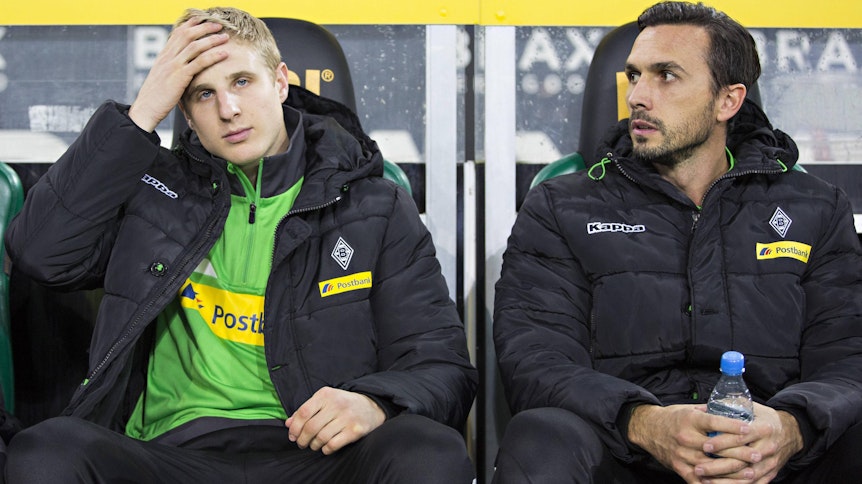 Martin Hinteregger (links) und Martin Stranzl zu gemeinsamen Gladbacher Zeiten.