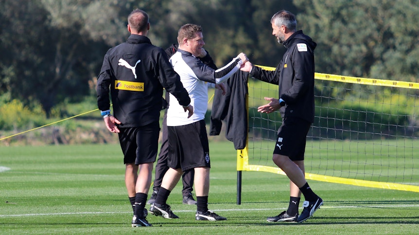 Max Eberl und Marco Rose pflegen in der Zusammenarbeit bei Borussia Mönchengladbach ein offenes und ehrliches Verhältnis.