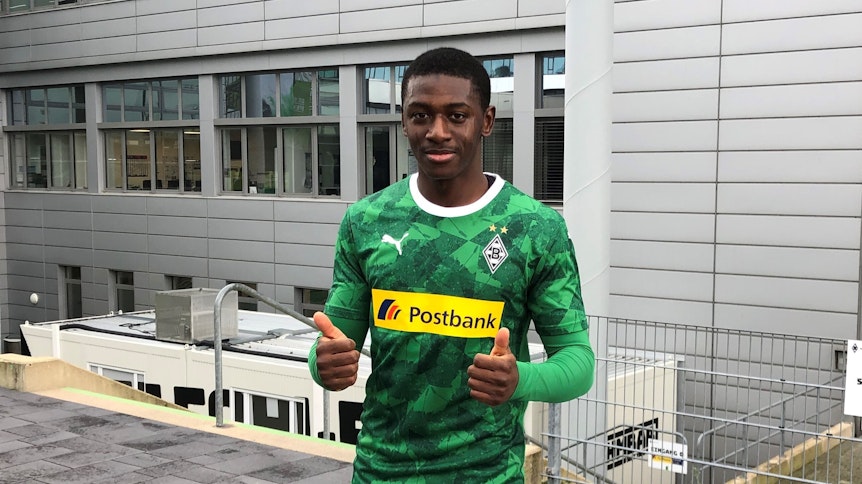 Mamadou Doucouré konnte sich im Testspiel gegen den MSV Duisburg über sein Tor freuen.