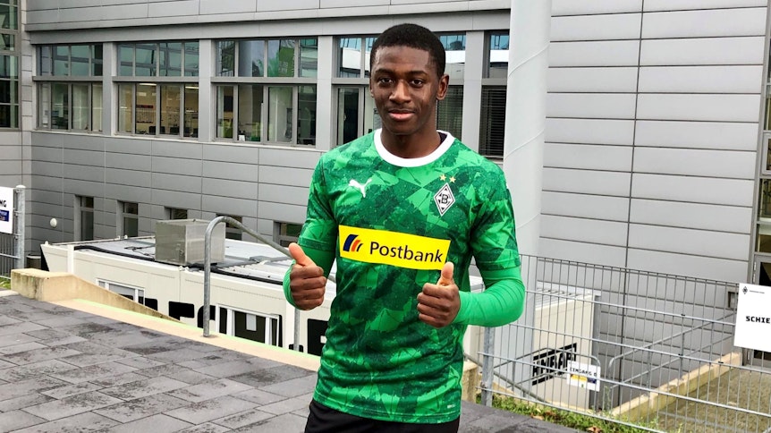 Mamadou Doucouré nach seinem Tor gegen den MSV Duisburg.