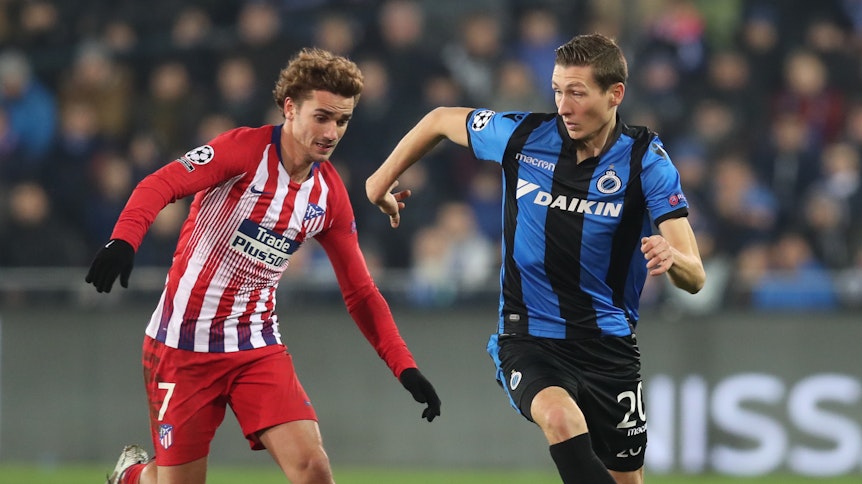 An Hans Vanaken (rechts) vom FC Brügge soll Borussia Mönchengladbach ebenfalls interessiert sein.