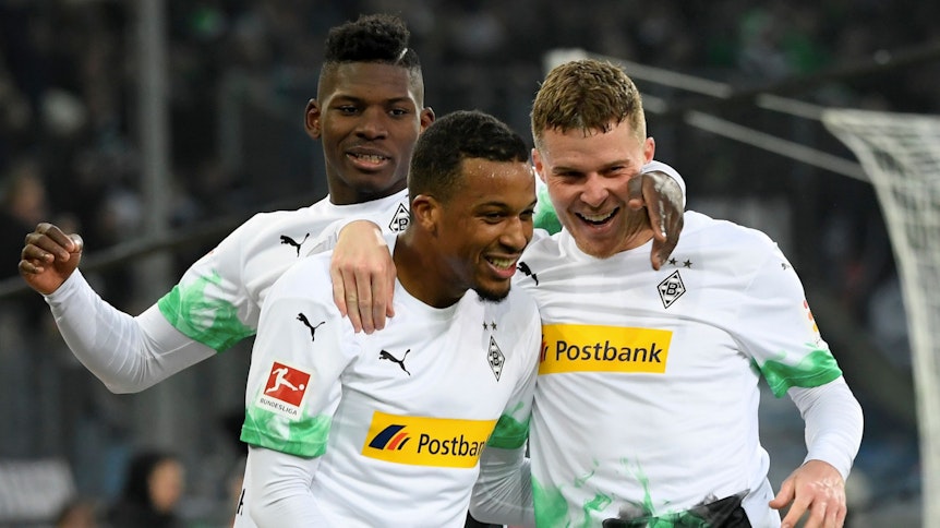 Alassane Plea belohnte seinen starken Auftritt gegen Mainz 05 mit zwei Treffern.