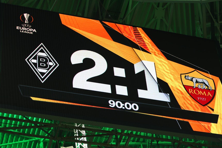 Das 2:1 von Borussia Mönchengladbach gegen die AS Rom sahen fast vier Millionen Zuschauer.