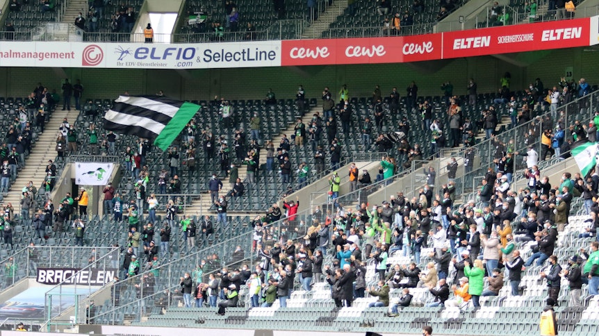 Gegen Union Berlin durften rund 10.000 Zuschauer in den Borussia-Park.