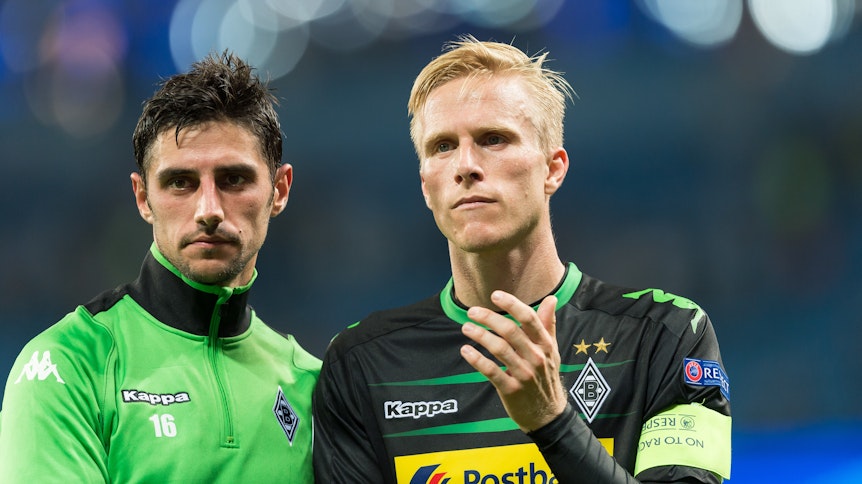 Lars Stindl (l.) und Oscar Wendt (r.) haben für Gladbach schon Erfahrung in der Champions League gesammelt.