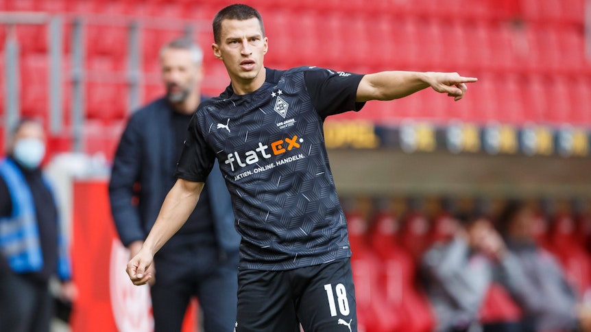 Borussias Rechtsverteidiger Stefan Lainer im Spiel gegen Mainz 05.