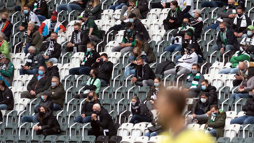 Rund 10.000 Zuschauer sahen das Heimpspiel gegen Union Berlin im Borussia-Park.