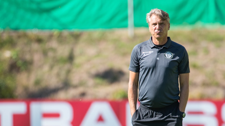 Horst Steffen spielte in der ersten Pokalrunde mit Elversberg gegen den FC St. Pauli.