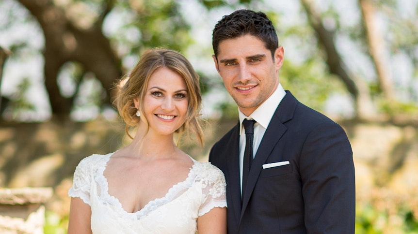 Im Juni 2015 heiratete Lars Stindl (r.) seine Frau Tanita (l.)