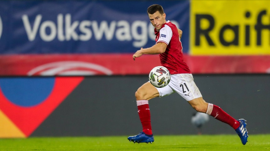 Gladbachs Stefan Lainer hat gegen Norwegen sein 18. Pflichtspiel seit Anfang September bestritten.