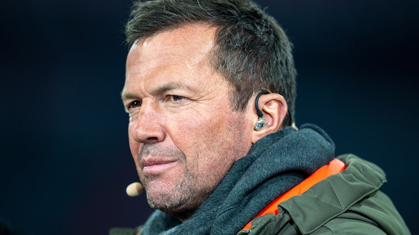 Lothar Matthäus bei einer TV-Übertragung des Senders "Sky".