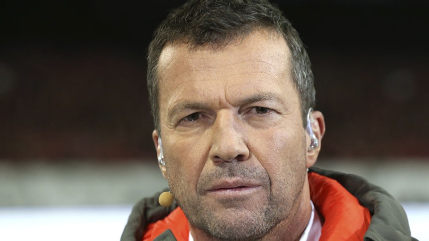 Lothar Matthäus, hier Im November 2019 als TV-Experte im Stadion von Union Berlin, ist offenbar gut unterrichtet, was das Thema neuer Trainer in Dortmund betrifft.
