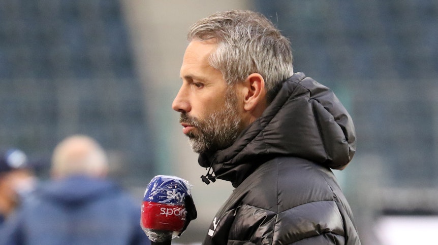 Gladbach-Trainer Marco Rose hat sich nach der Heim-Niederlage seiner Borussia gegen 1899 Hoffenheim für den Spuck-Eklat seines Stürmers Marcus Thuram entschuldigt.