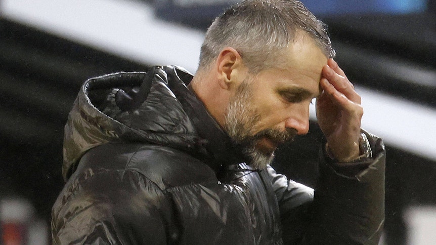 Borussia-Trainer Marco Rose beim Champions-League-Gruppenspiel gegen Inter Mailand am 1.12.20.
