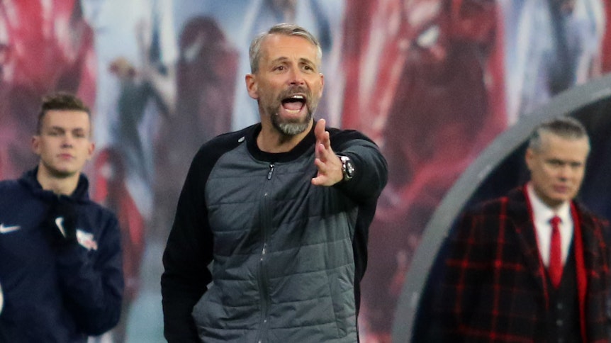 Marco Rose wollte die Gelb-Rote Karte gegen Alassane Plea in Leipzig nicht kommentieren.
