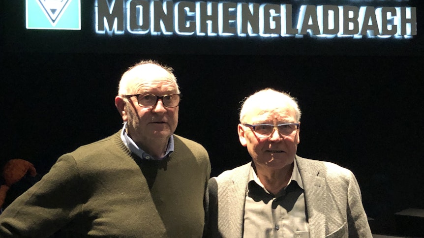 Horst Köppel und Herbert Laumen waren bei Borussias „Geheimmission Tel Aviv“ vor 50 Jahren dabei.
