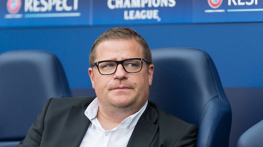Manager Max Eberl war mit Borussia Mönchengladbach schon zweimal bei Manchester City in der Champions League zu Gast.
