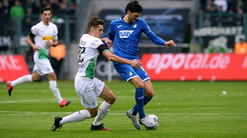 Florian Neuhaus und Borussia Mönchengladbach konnten sich am Ende nicht durchsetzen gegen die TSG 1899 Hoffenheim.