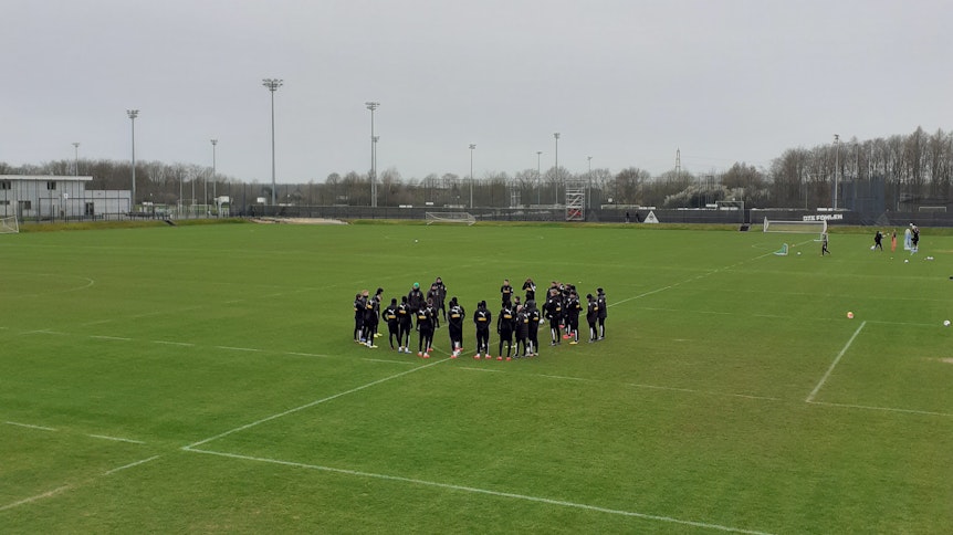 Trainer Marco Rose konnte am Donnerstag mit der gesamten Mannschaft trainieren.