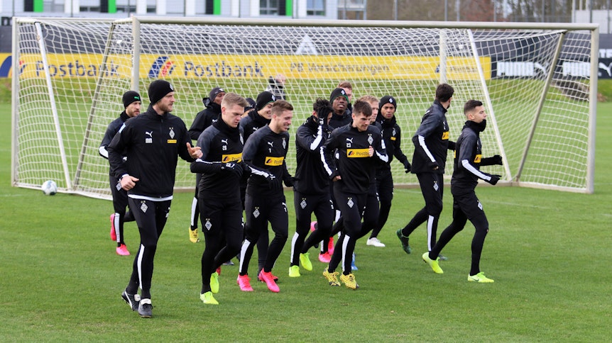Training statt Spiel – Marco Rose hatte für die Borussen eine Trainingseinheit angesetzt.