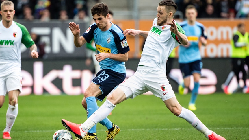 Jonas Hofmann ließ beim Sieg der Gladbacher Borussia in Augsburg (3:2) beste Torchancen ungenutzt.