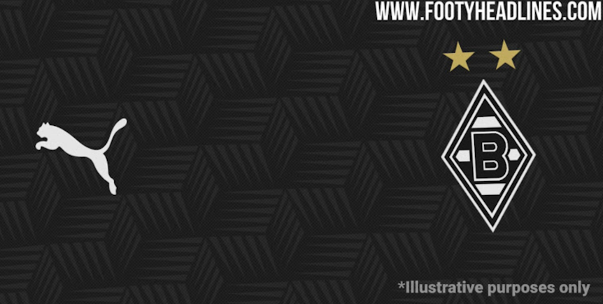 So soll das Auswärts-Trikot von Borussia Mönchengladbach in der Saison 2020/21 aussehen.