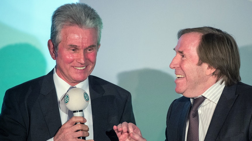 Jupp Heynckes (links) und Günter Netzer schafften es als gebürtige Mönchengladbacher in die Fohlenelf.
