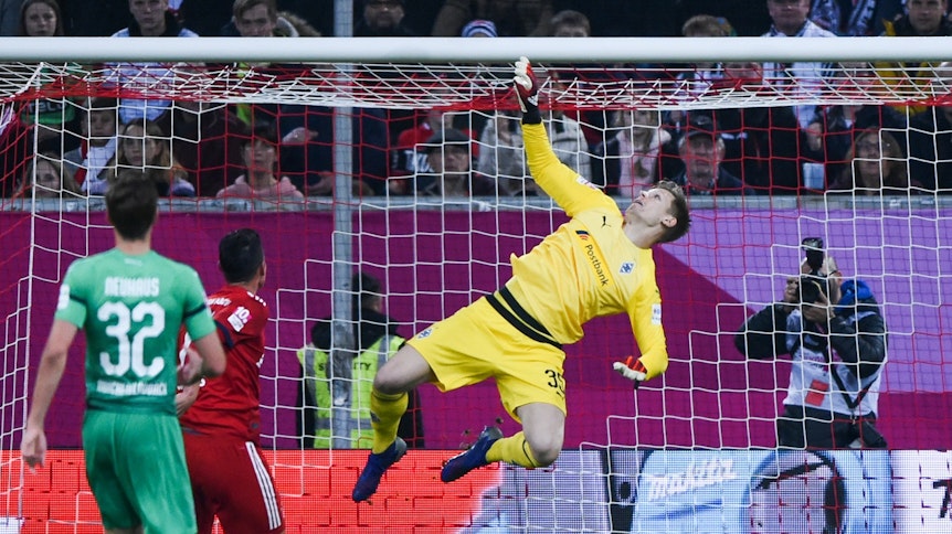 Moritz Nicolas ist von Borussia Mönchengladbach zu Union Berlin verliehen und könnte dort der Nachfolger von Rafael Gikiewicz werden.