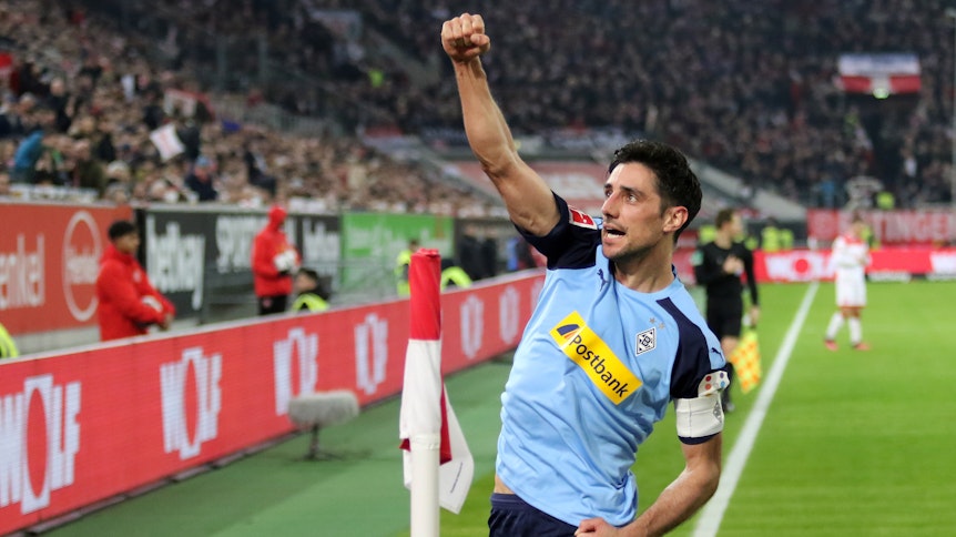 Gladbachs Kapitän Lars Stindl erzielte in den vergangenen fünf Bundesligaspielen fünf Tore.