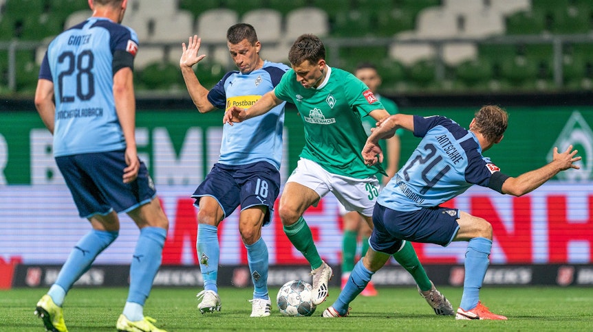 Borussia Mönchengladbach kam beim SV Werder Bremen nicht über ein 0:0 hinaus.