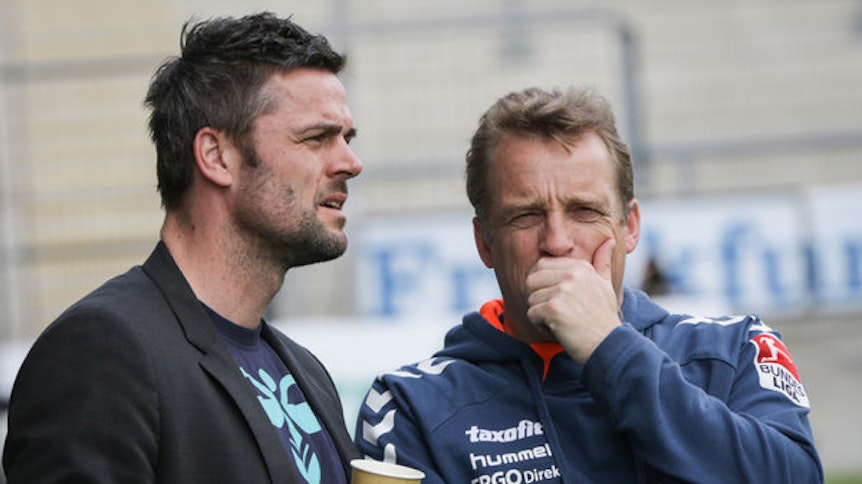 Martin Meichelbeck (l.) wird bei Borussia Mönchengladbach die Nachfolge von Dr. Andreas Schlumberger antreten.
