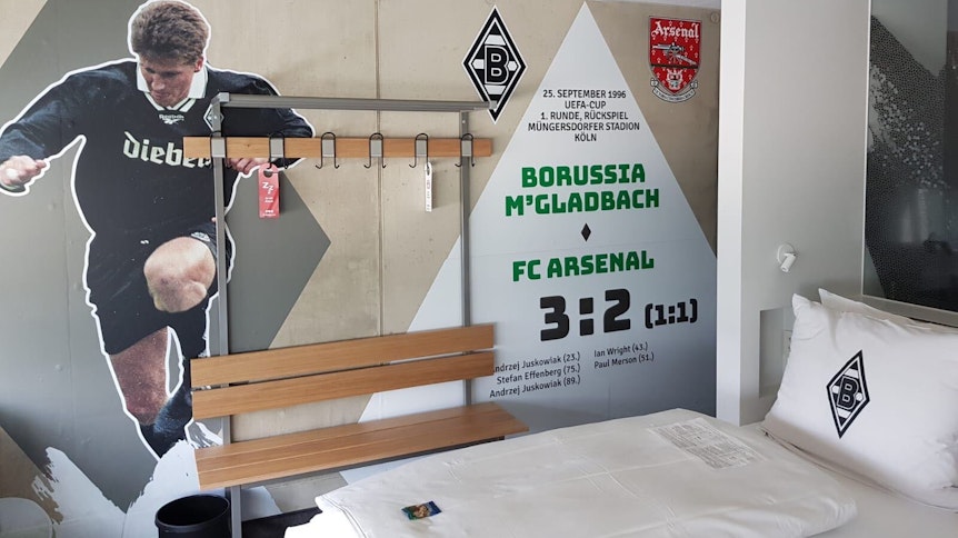 In Zimmern wie diesem werden die Profis von Borussia Mönchengladbach während der gemeinsamen Quarantäne untergebracht sein.