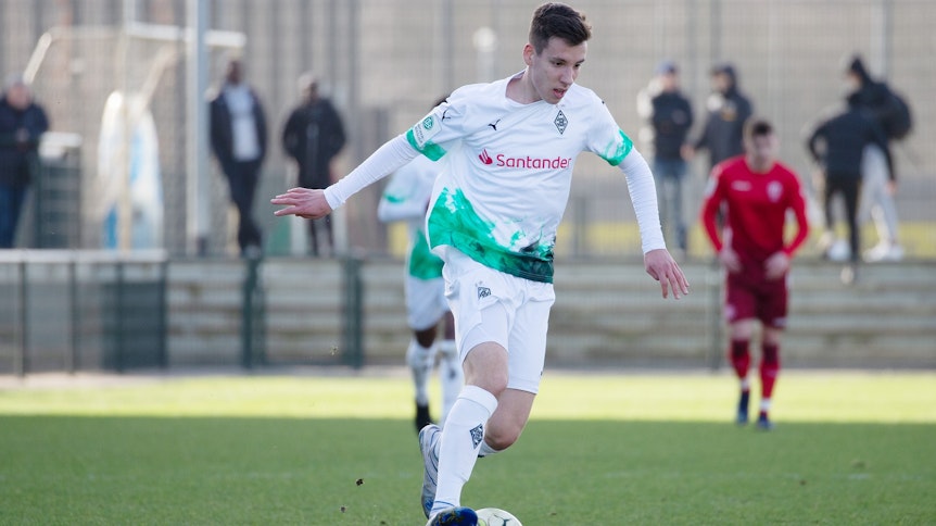 Conor Noß stand unter Marco Rose bereits viermal im Kader von Borussia Mönchengladbach.