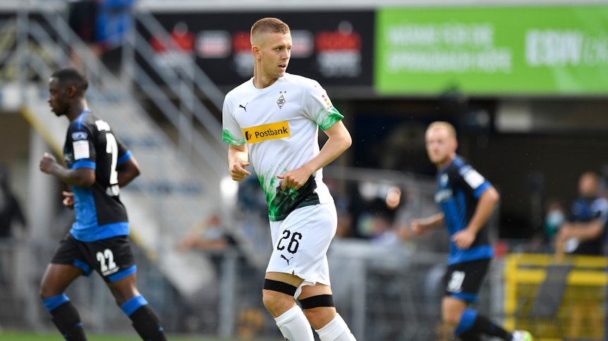 Torben Müsel kam beim SC Paderborn zu seinem ersten Profi-Einsatz für Borussia Mönchengladbach.
