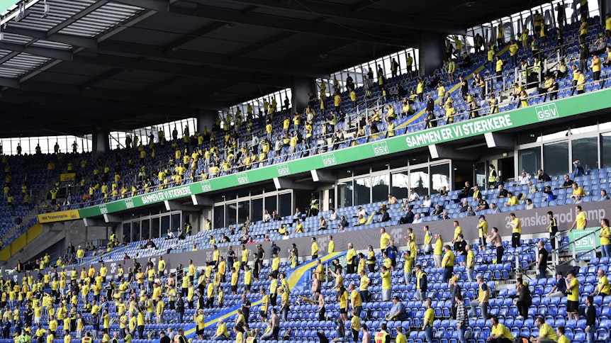 3000 Zuschauer dürften beim Derby zwischen Brøndby IF und dem FC Kopenhagen ins Stadion.