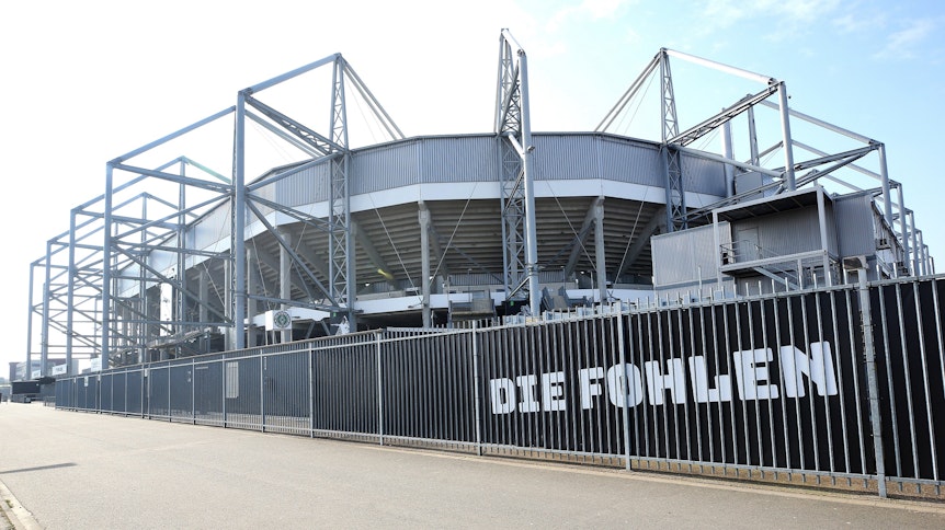 Der Borussia-Park ist in der Corona-Krise leergefegt.