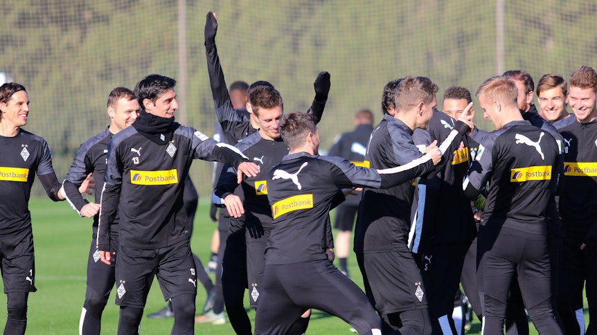 Im Trainingslager erarbeiten sich die Borussen die Grundlagen für die Rückrunde.