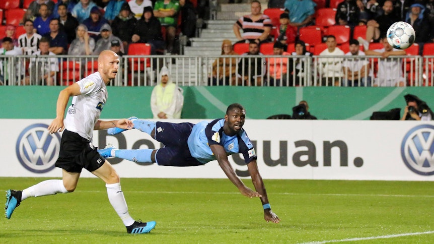 In seiner ersten Saison erzielte Marcus Thuram in allen Wettbewerben insgesamt 14 Tore für Borussia Mönchengladbach.