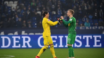 Oscar Wendt (r.) ist der Rekord-Ausländer bei Borussia Mönchengladbach. Yann Sommer dürfte ihn irgendwann einholen. Es nächste Saison schon zu schaffen, wird eng.