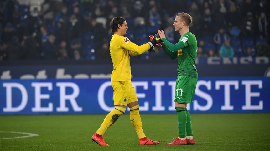 Oscar Wendt (r.) ist der Rekord-Ausländer bei Borussia Mönchengladbach. Yann Sommer dürfte ihn irgendwann einholen. Es nächste Saison schon zu schaffen, wird eng.
