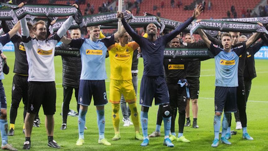 „Gemeinsam für Borussia“ – die Profis der Gladbacher Borussia haben in Zeiten der Coronakrise mit ihrem Gehaltsverzicht zahlreichen Angestellten beim VfL helfen können.