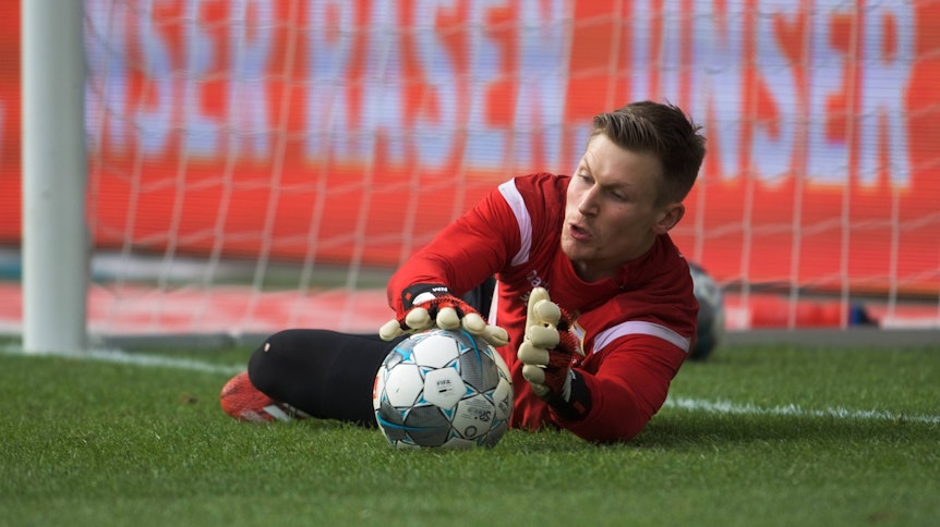 Torhüter Moritz Nicolas wurde in der vergangenen Spielzeit von Borussia an den 1. FC Union Berlin verliehen.