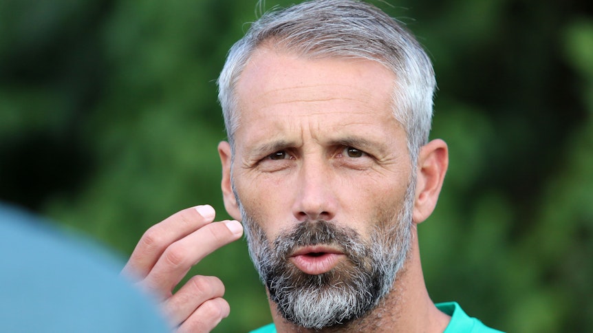 Marco Rose, Cheftrainer der Gladbacher Borussia, genießt bei den Anhängern des VfL ein großes Ansehen. Das ist nach der jüngsten Pokal-Gala gegen Oberneuland im Borussia-Park erneut deutlich geworden.