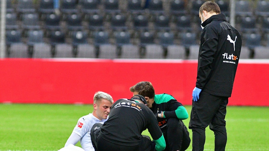 Jordan Beyer (l.) musste im Testspiel gegen VVV Venlo in der Halbzeit ausgewechselt werden.