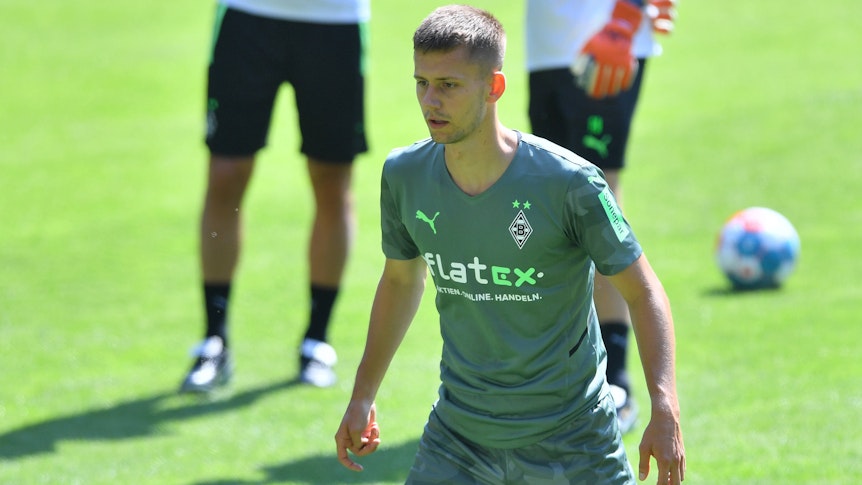 Gladbachs Torben Müsel beim Trainingsauftakt von Borussia Mönchengladbach am 03.07.2021 im Borussia-Park.