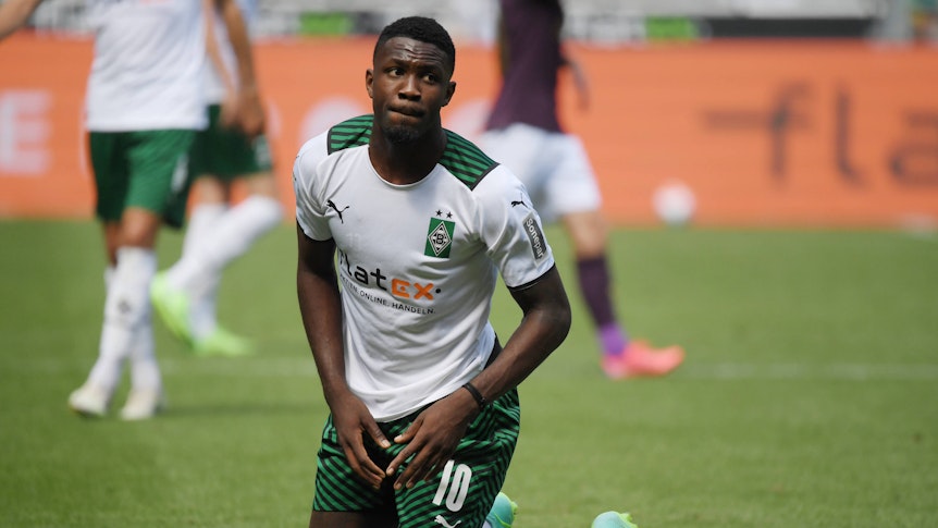 Gladbach-Stürmer Marcus Thuram, auf diesem Foto am 31. Juli 2021 zu sehen.