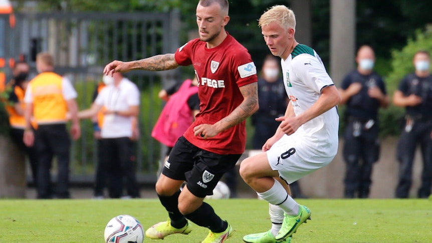 Gladbachs U23 unterlag am Samstag (21. August 2021) Preussen Münster unglücklich.