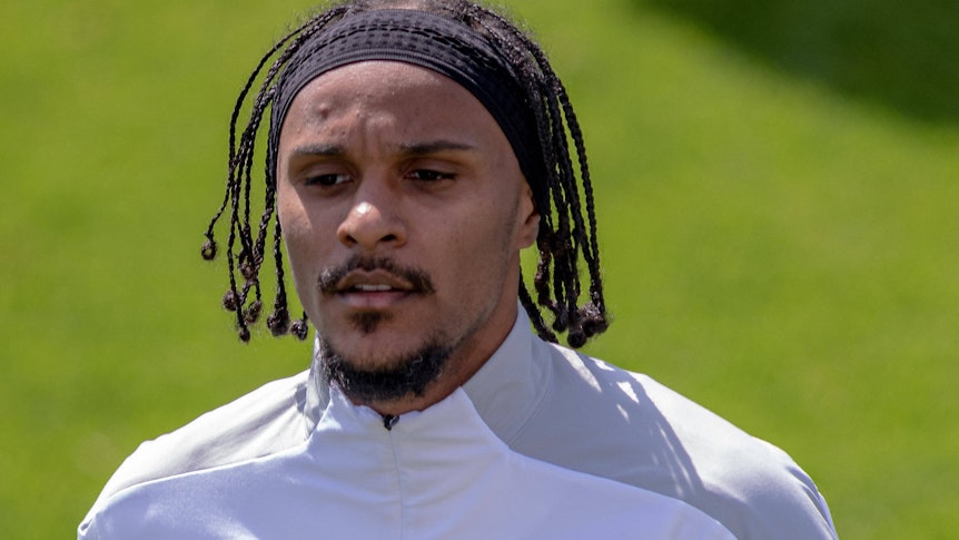 Valentino Lazaro am 10. Juni 2021 im Training mit seinem Nationalteam.